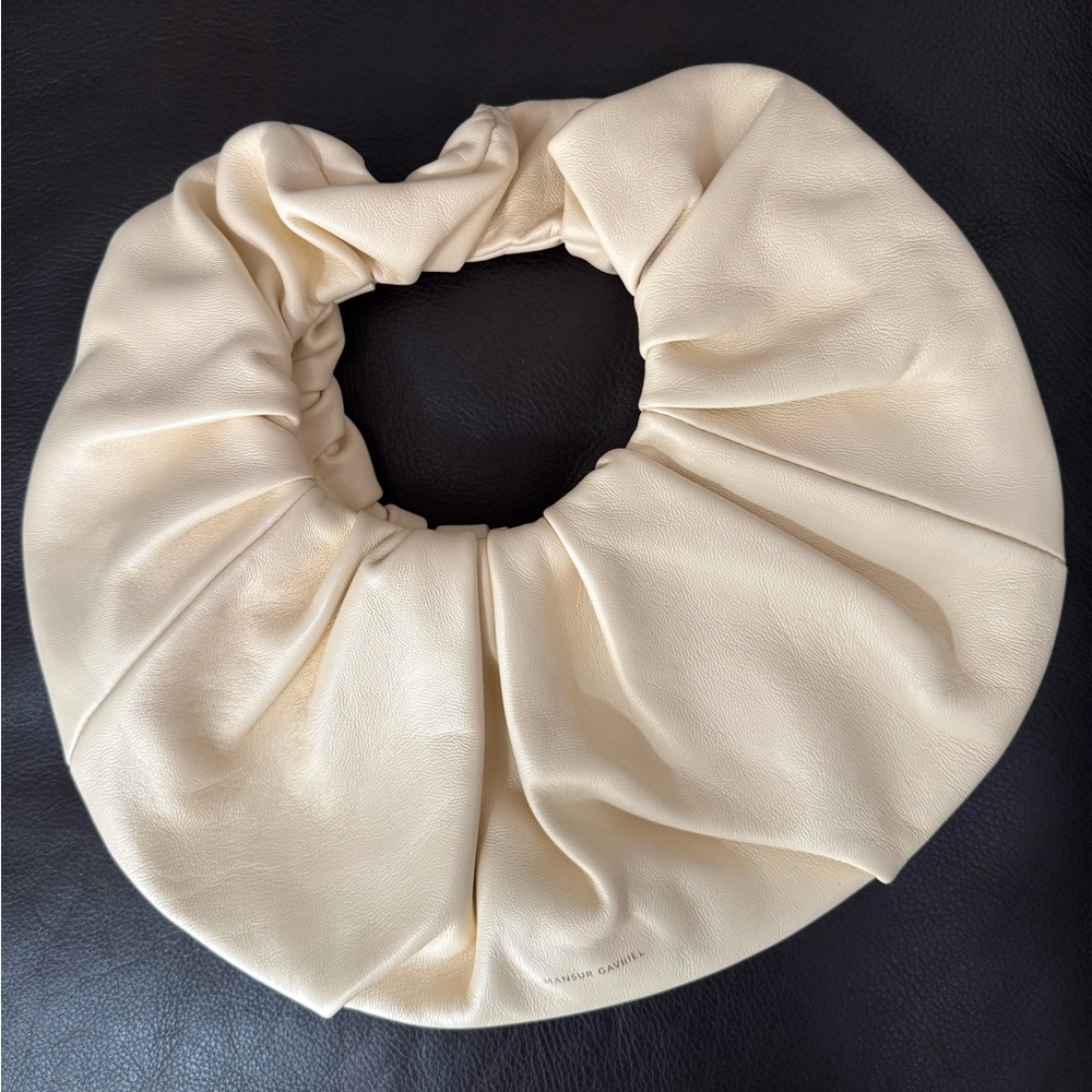 Mansur Gavriel Mini Scrunchie Bag Crema